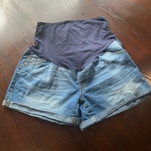 Time and Tru Maternity Jean Shorts
